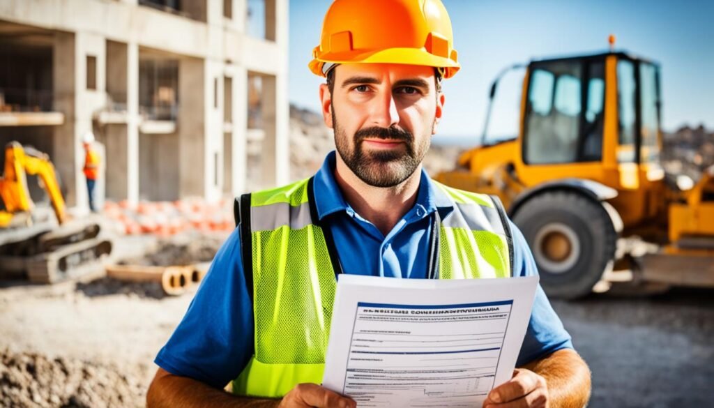 construction worker in Spain