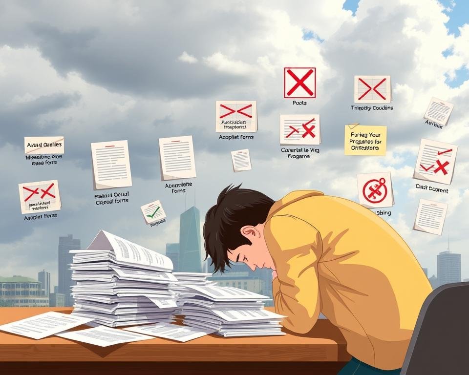 common mistakes when applying to australia programs