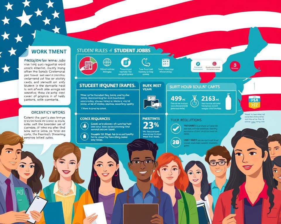 student job rules and visa limitations in united states