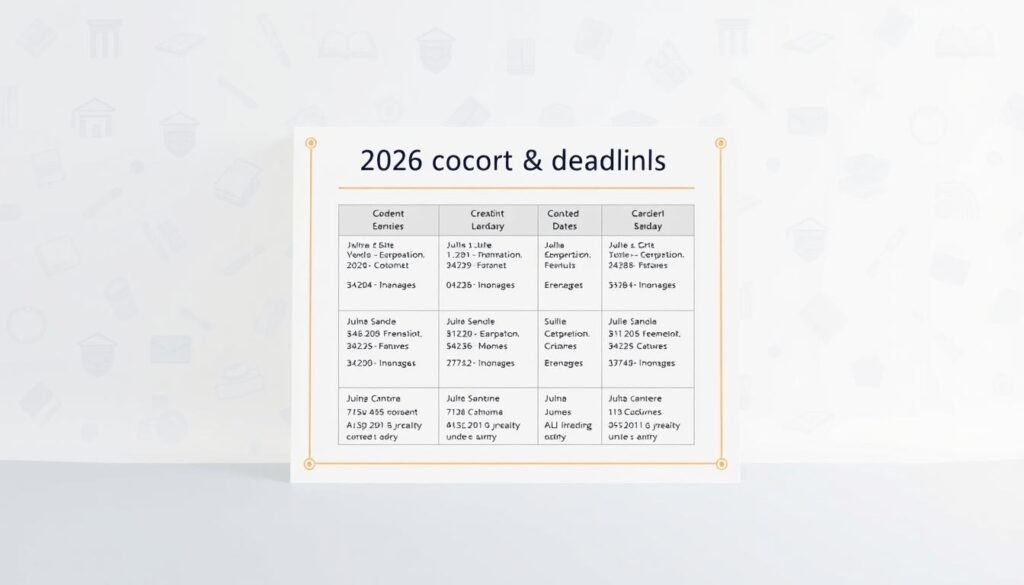 2026 cohort dates deadlines