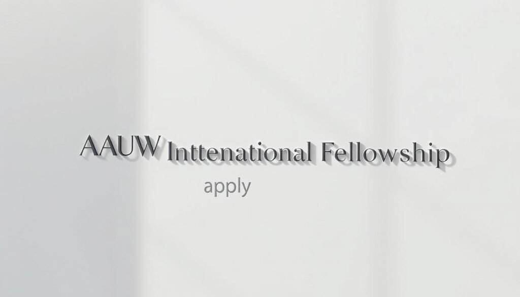 AAUW International Fellowships apply